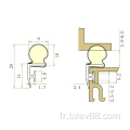 Échantillon gratuit EPDM Sceau de porte en caoutchouc temps Weathersterrip pour porte en bois et joint de mousse de fenêtre joint en caoutchouc pour porte en bois